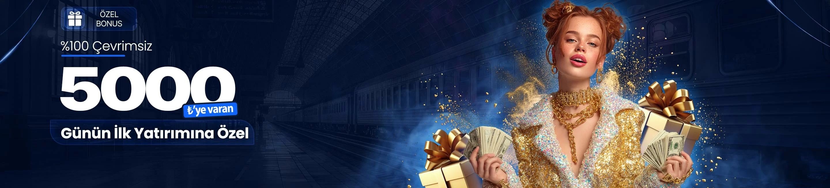 Betgar günün ilk yatırımına özel %100 çevrimsiz 5000₺'ye varan bonus bannerı